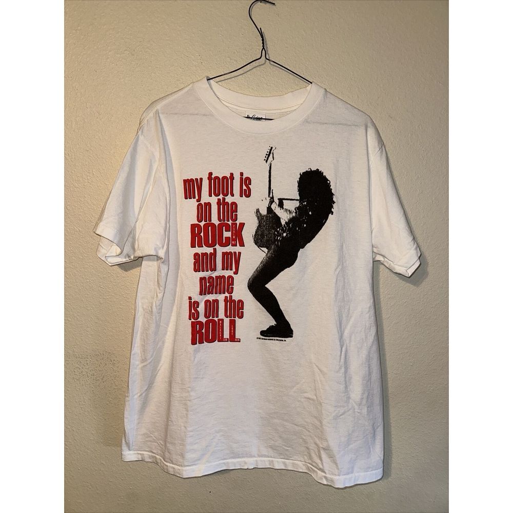 Vintage Living Epistles Disturbed Rock & Roll Band‎ Shirt 1992-93 Size XL White